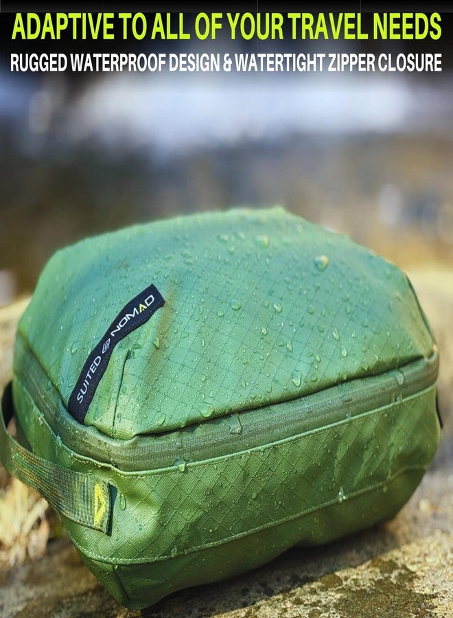 SUITEDNOMAD Adventure Travel Packing Cubes, IP65 Water&Dust Proof Organizer Wet Bags (4Piece/Waterproof, Moss Green) - Image 2